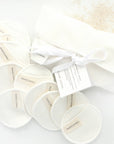 Bamboo and Cotton Reusable Facial Pads