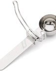 Jarware Coffee Scoop Wide Mouth Mason Jar, Stainless Steel