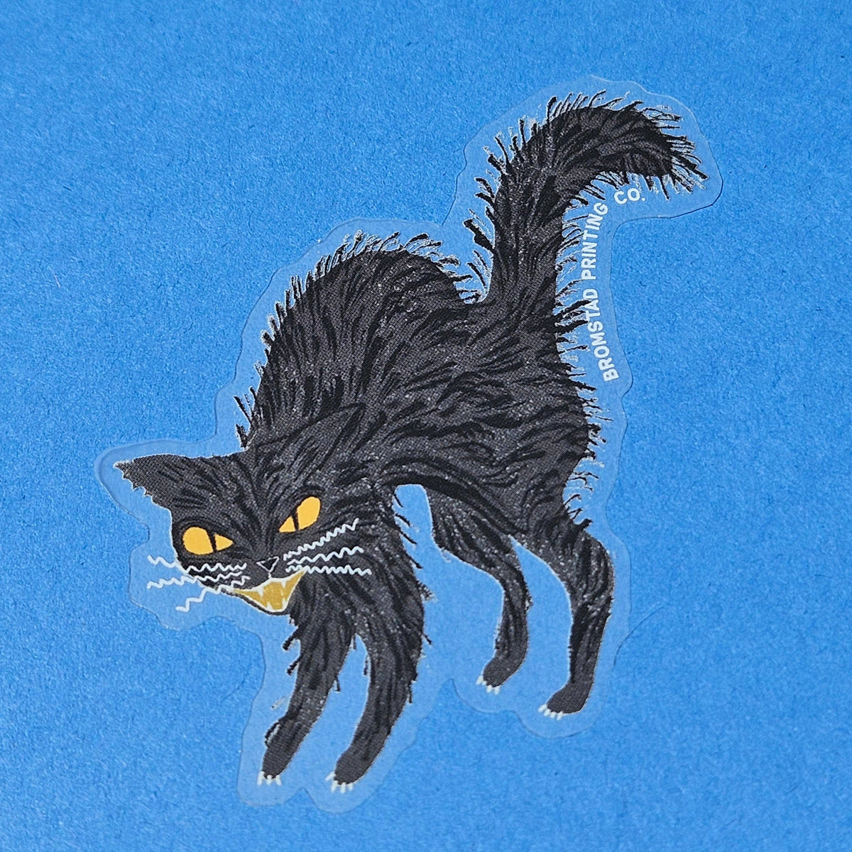 Scaredy Cat Clear Sticker