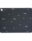 Placemat Grey Line - 2 Pcs/Pack - Dark Grey