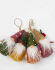 The Winding Road - Ornament Felt Gnomes, Gnome Holiday