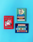 Badge Bomb - Explore the Great Indoors Rectangle Magnet