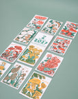 2027 Gnomes & Mushrooms Postcard Wall Calendar Phoebe Wahl