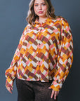 ENJOY EACH DAY WOVEN TOP
