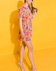 BORA BORA ISLAND WOVEN ROMPER