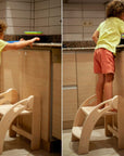 Foldable Montessori Kitchen Step Stool
