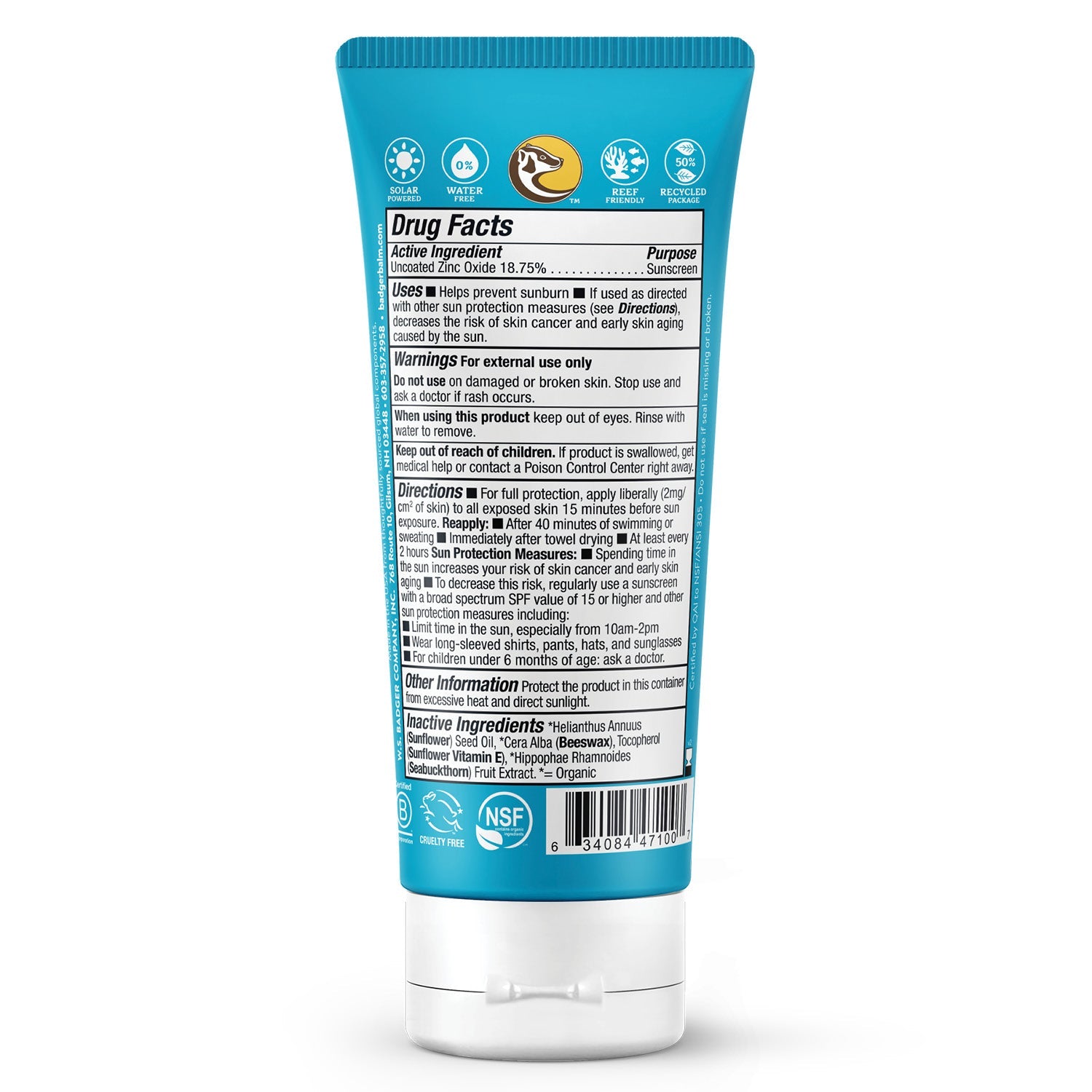 Active Mineral Sunscreen Cream - SPF 30