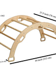 Montessori Arch Rocker with Ramp and Pillow