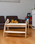 Twins Montessori Kitchen Stool - Wooden Step Stool for Kids