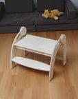 Twins Montessori Kitchen Stool - Wooden Step Stool for Kids