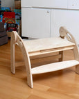 Twins Montessori Kitchen Stool - Wooden Step Stool for Kids