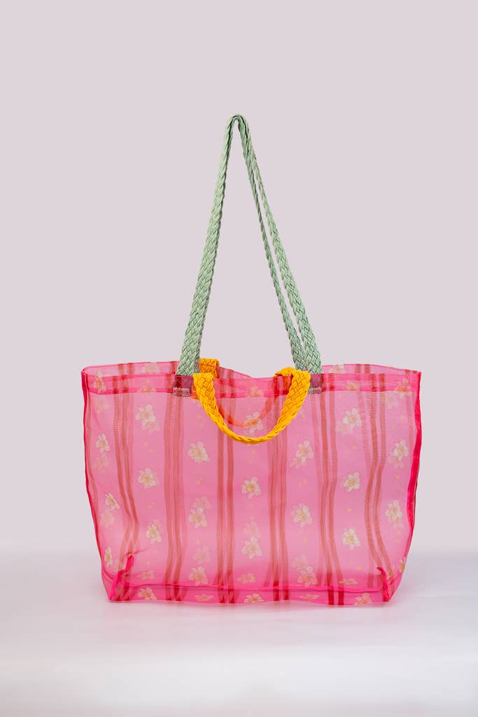 Ban.do - Mesh Market Bag, Floral Stripe