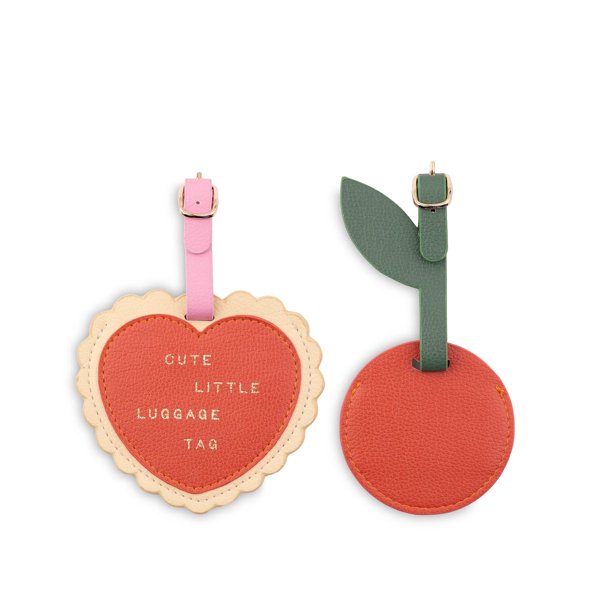 Ban.do - Luggage Tag Set, Heart and Cherry