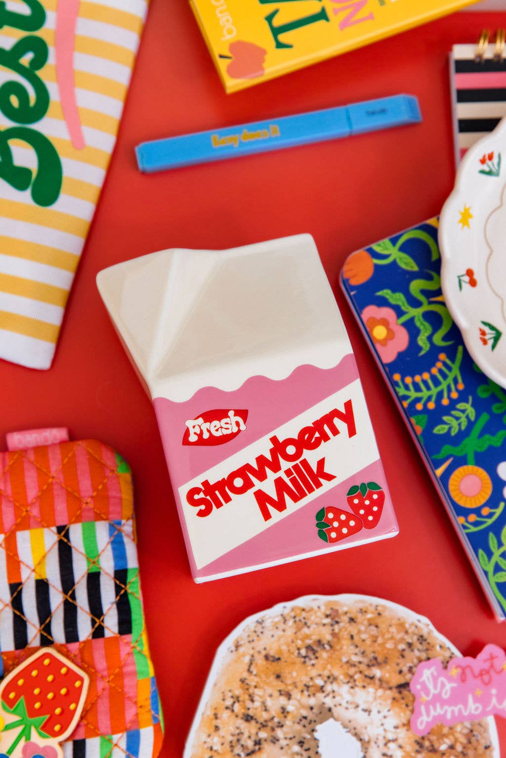 Ban.do - Vase, Strawberry Milk