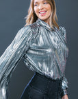 CUTY AESTHETIC FOILED TOP