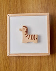 Wooden Safari Animal Puzzle Box for Toddlers