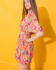 BORA BORA ISLAND WOVEN ROMPER