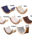 Montessori Climber Set: Arch, Rocker, Ramp, and Pillow Options