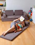 Transformable Kids Play Mat and Couch for Playtime and Relaxation