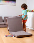 Transformable Kids Play Mat and Couch for Playtime and Relaxation