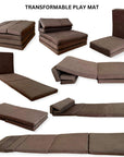 Transformable Kids Play Mat and Couch for Playtime and Relaxation