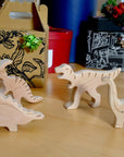 Wooden Dinosaur Set