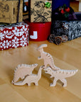 Wooden Dinosaur Set