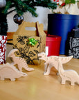 Wooden Dinosaur Set