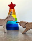 Wooden Farm Animals Set