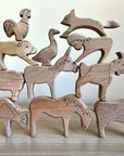 Wooden Farm Animals Set