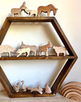 Wooden Farm Animals Set